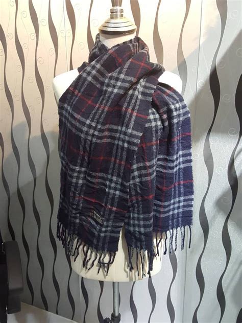 burberry blue label scarf|original burberry scarf.